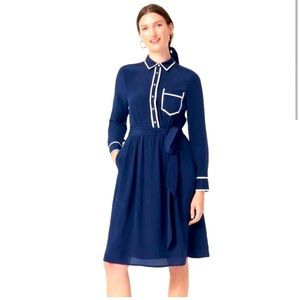J crew belted shirt dress